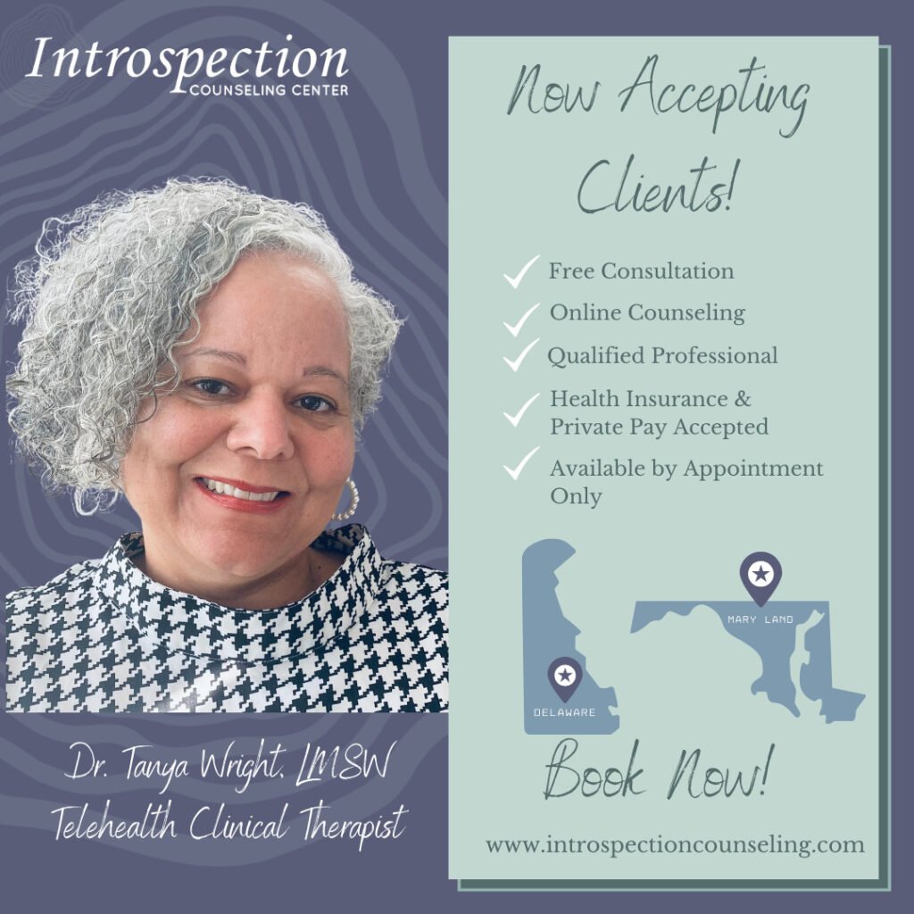 Tanya Wright therapist in Delaware and Maryland